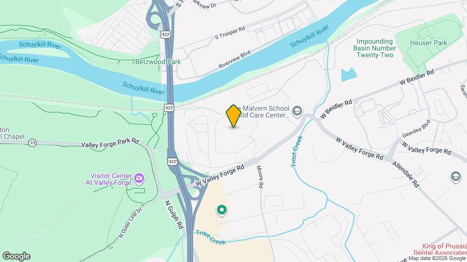 21510 Valley Forge Cir Map and Location Details