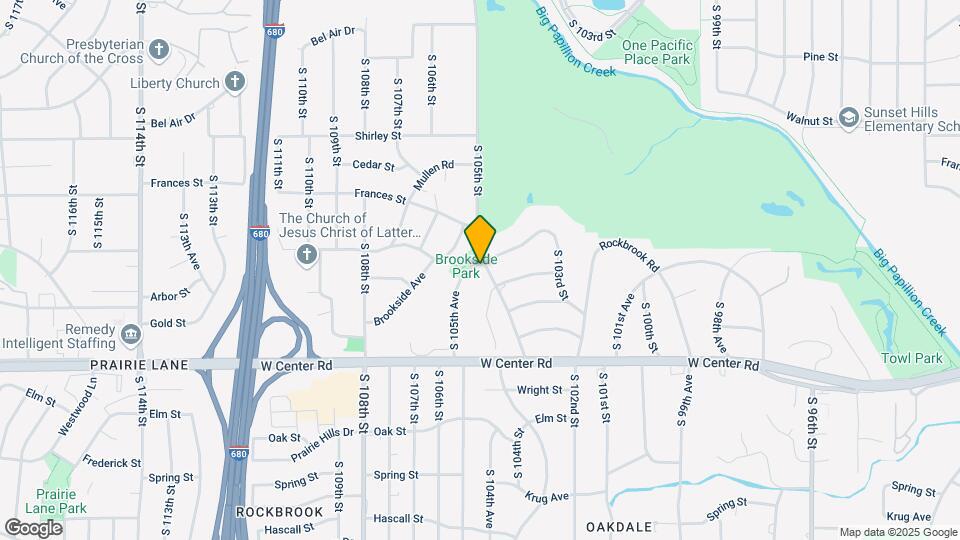 2312 S 105th St Map and Location Details