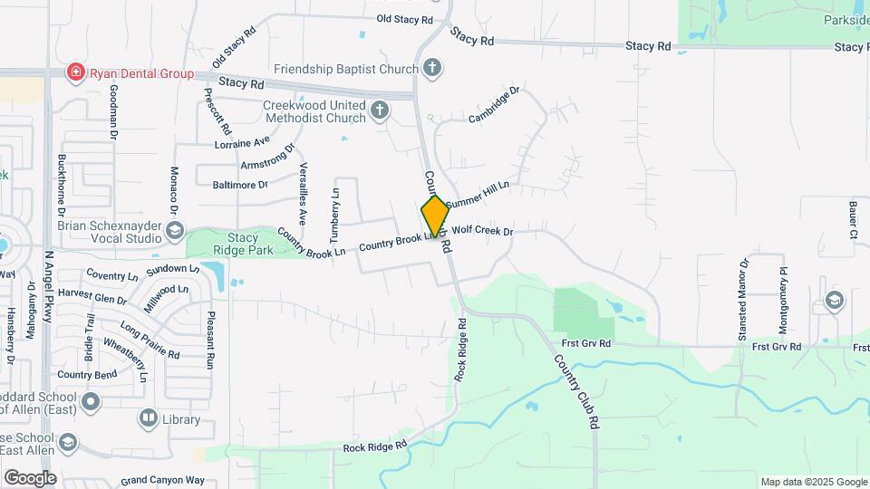 2112 Country Brook Ln Map and Location Details
