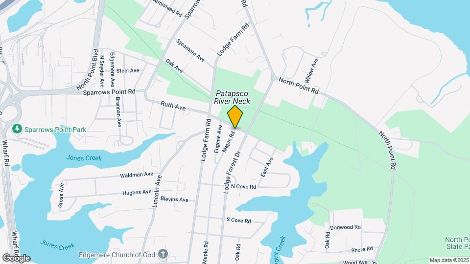 7611 Sparrows Point Blvd Map and Location Details
