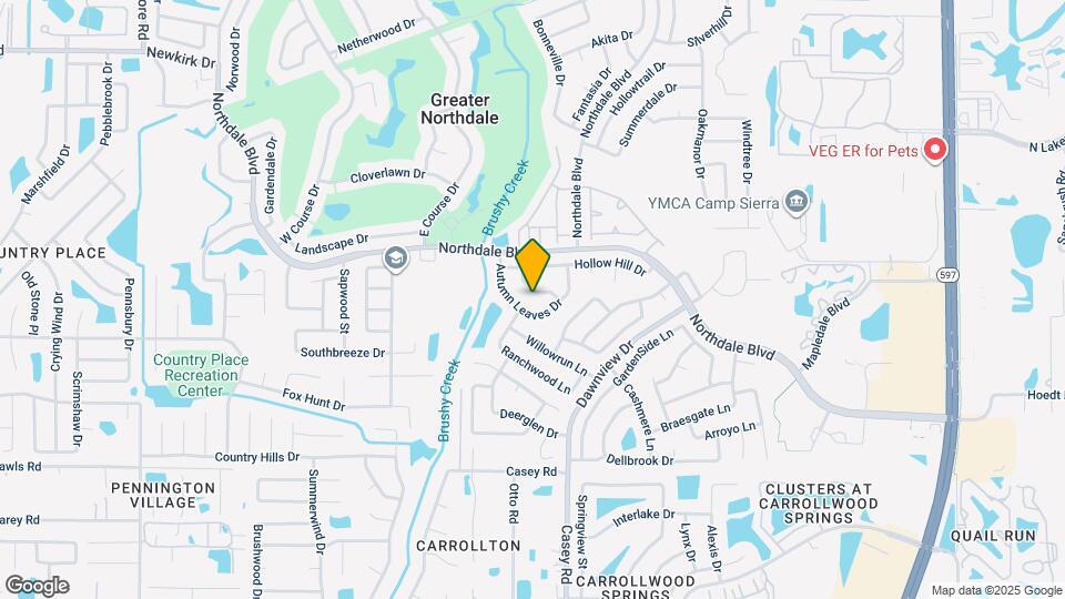 4208 Northwind Ln Map and Location Details