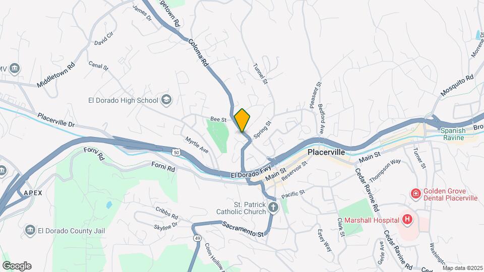 2896 Coloma Rd Map and Location Details