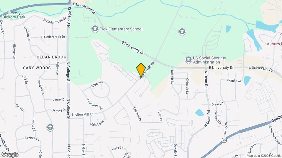 Shelton Mill Townhomes Map and Location Details