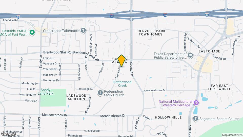 1817 Crooked Ln Map and Location Details