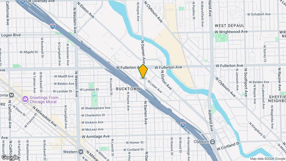 2320 N Damen Ave, Unit 1 Mapa y Detalles de la Ubicación