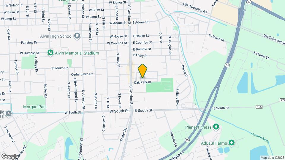 1302 Cypress St Map and Location Details