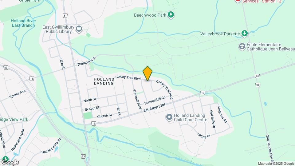 58 Colony Trail Blvd Map and Location Details