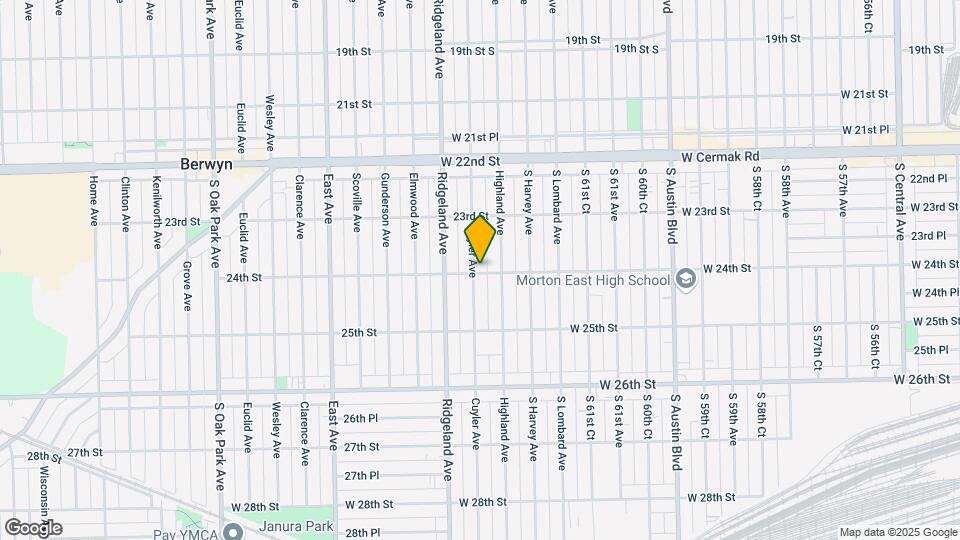 2345 Cuyler Ave Map and Location Details