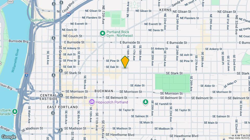 1523 SE Stark St Map and Location Details