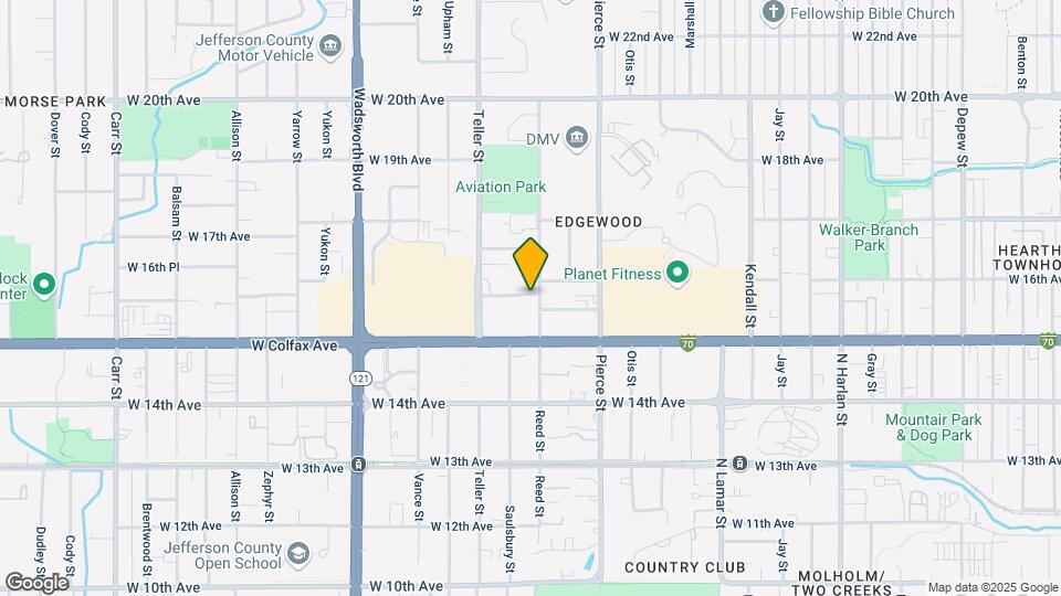 1597 Reed St Map and Location Details