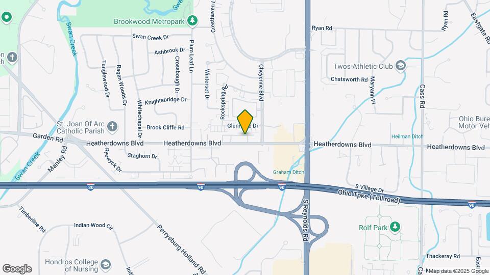 5416 Heatherdowns Blvd Map and Location Details