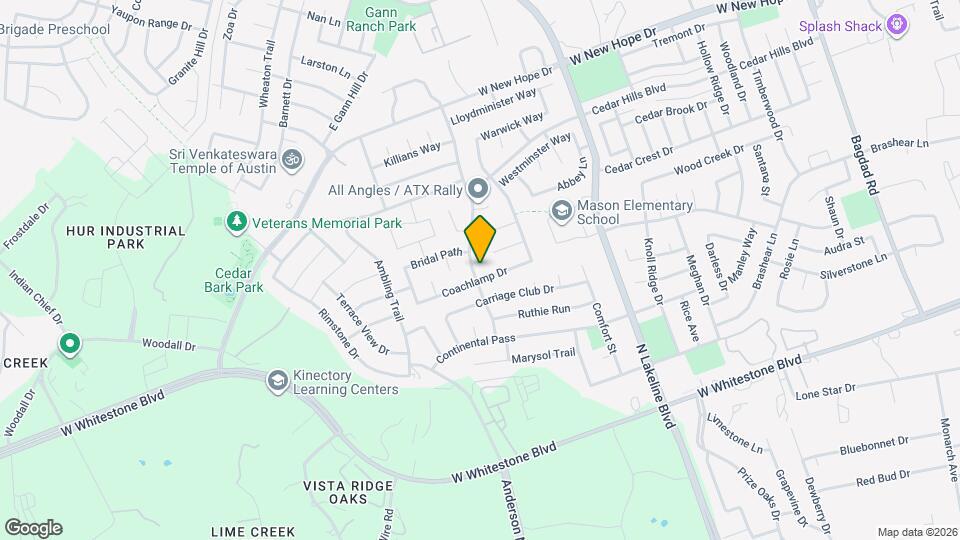 1502 Carriage Hills Trail Map and Location Details