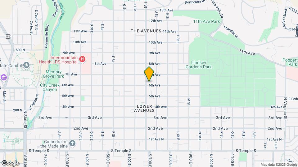 609 6th Ave Map and Location Details