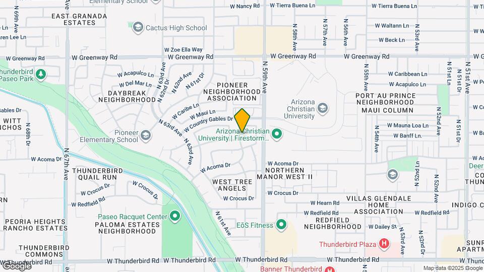 14823 N 60th Ave Map and Location Details