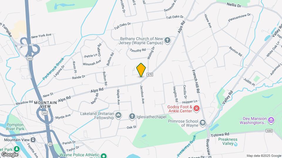 329 Alps Rd Map and Location Details