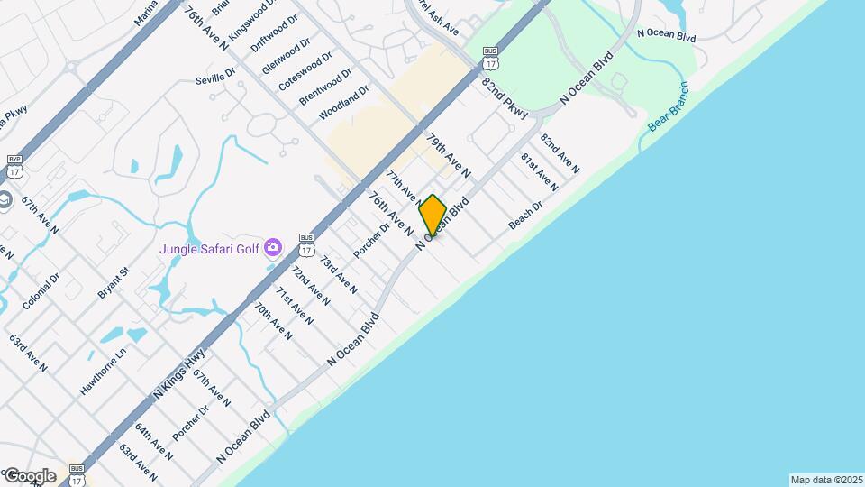 7600 N Ocean Blvd Map and Location Details