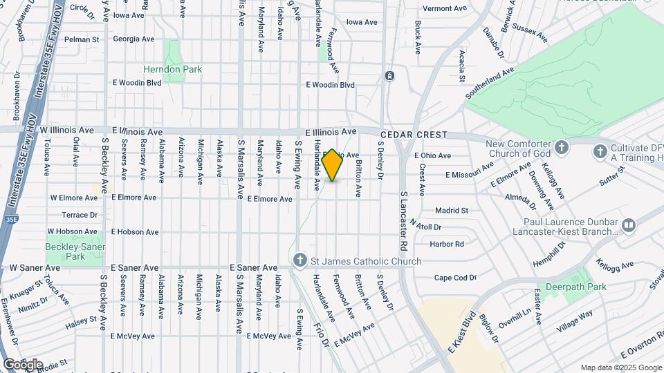 2511 Fernwood Ave Map and Location Details