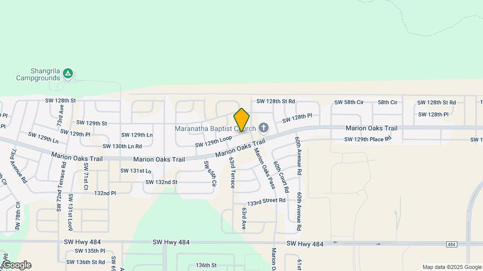 6312 SW 129th Loop Map and Location Details
