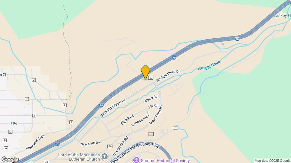 675 Straight Creek Dr Map and Location Details