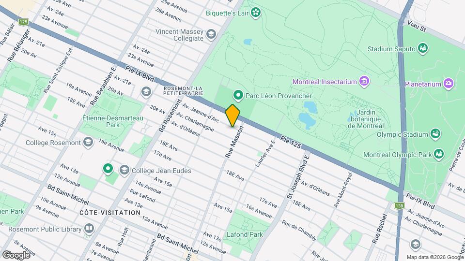 5410 Jeanne-D'arc Av Map and Location Details