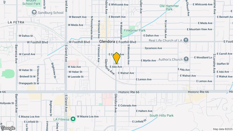 256 S Vista Bonita Ave Map and Location Details