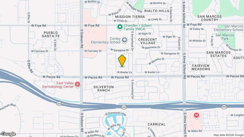 1605 W Geronimo St Map and Location Details