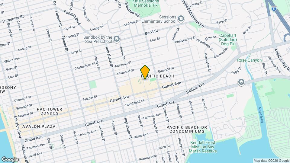 1855 Diamond St, Unit 5-213 Map and Location Details