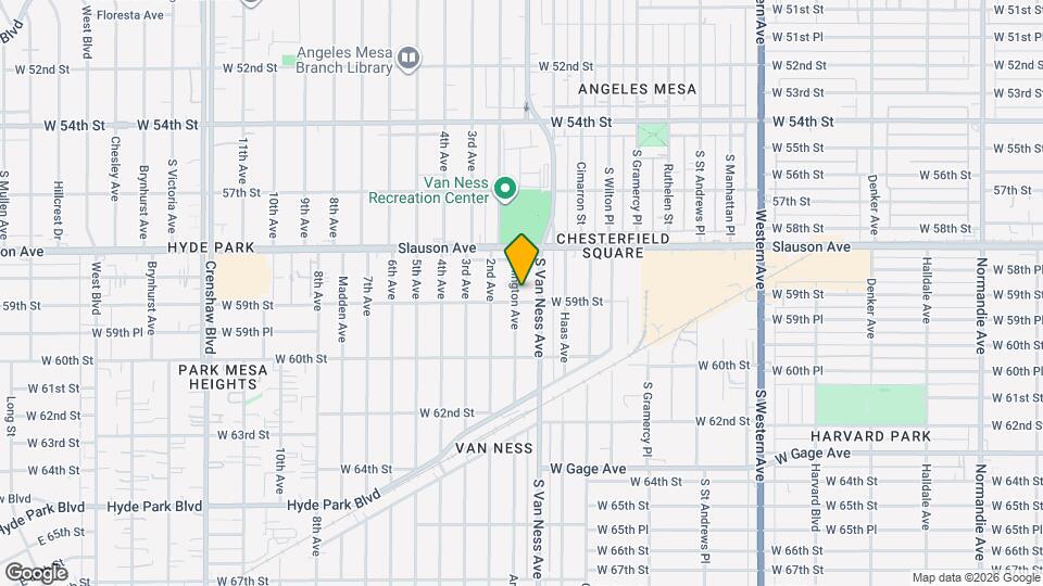 5854 Arlington Ave, Unit 5854 Map and Location Details