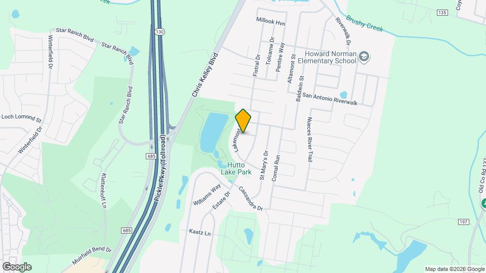 104 Pond Way Map and Location Details