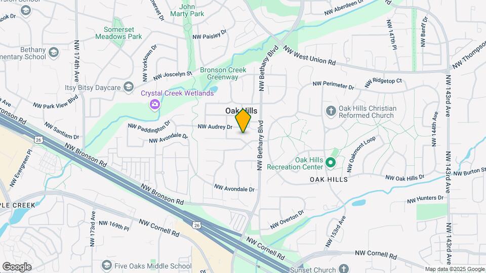 15961 NW Lyndel Ln Mapa y Detalles de la Ubicación