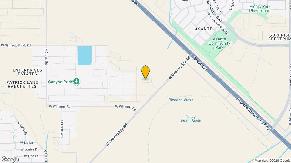 17232 W Paraiso Ln Map and Location Details