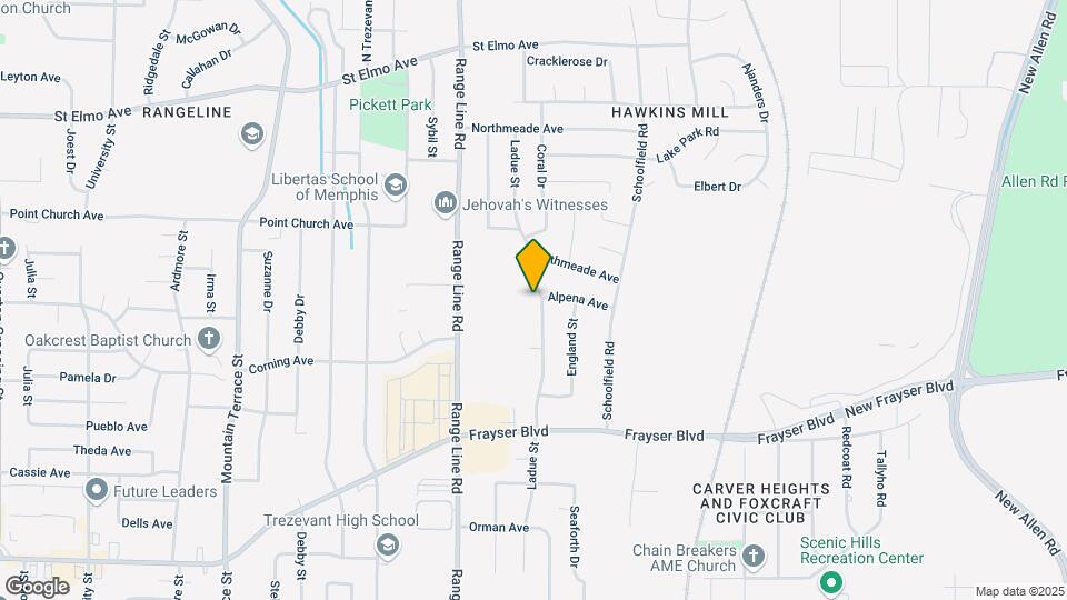 3653 Ladue St Map and Location Details