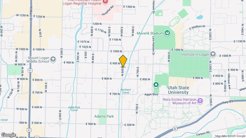 870 N 600 E Map and Location Details