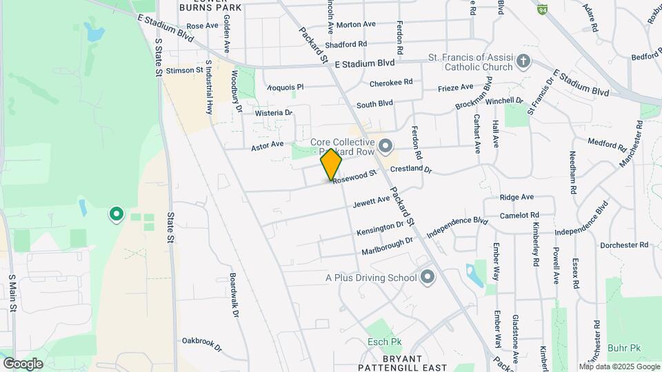 1354 Rosewood St Map and Location Details