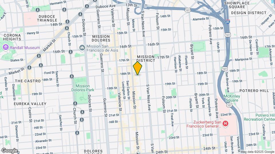 330 Capp St Map and Location Details