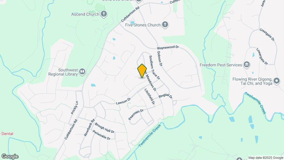 1212 Screech Owl Rd Mapa y Detalles de la Ubicación