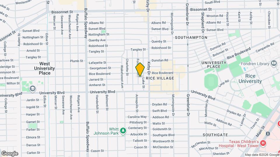 6119 Fordham St Map and Location Details