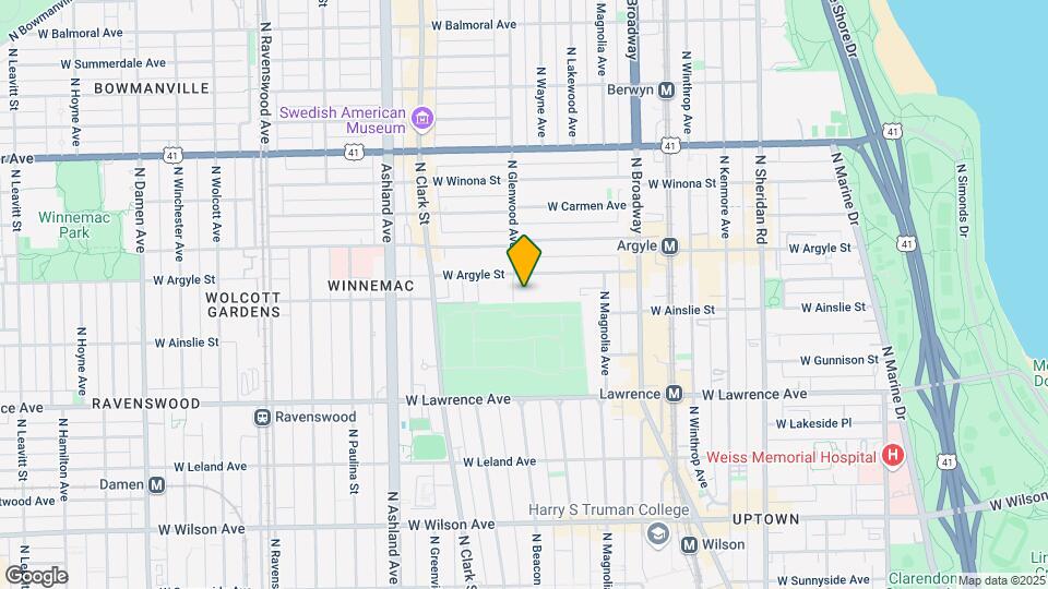 4909 N Glenwood Ave Map and Location Details