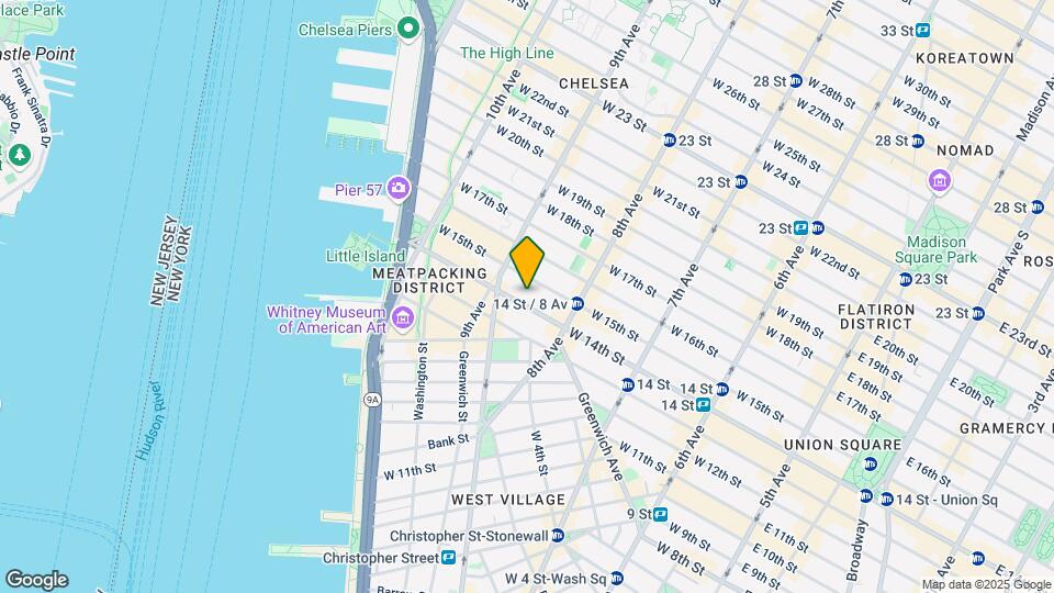 318 W 14th St Map and Location Details
