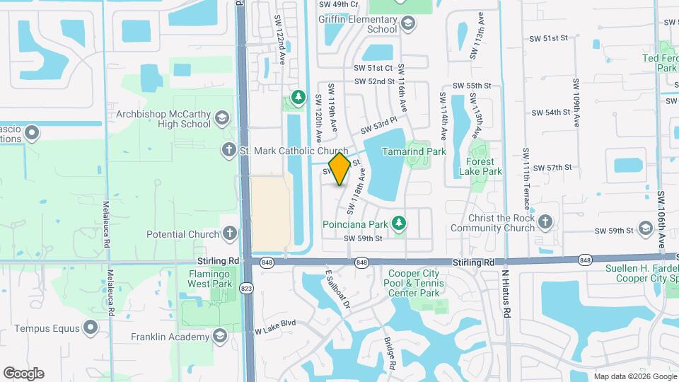 5620 SW 119th Ave Map and Location Details