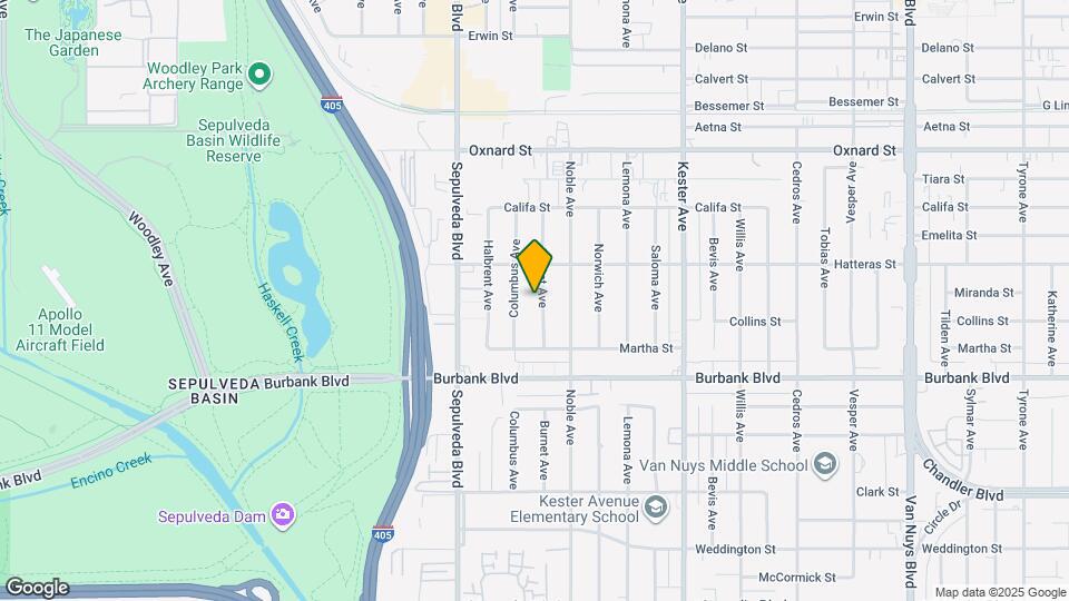 5725 Burnet Ave, Unit GH Map and Location Details