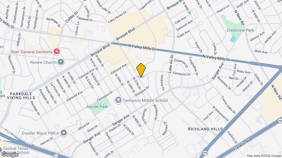 5514 Tennyson Dr Map and Location Details