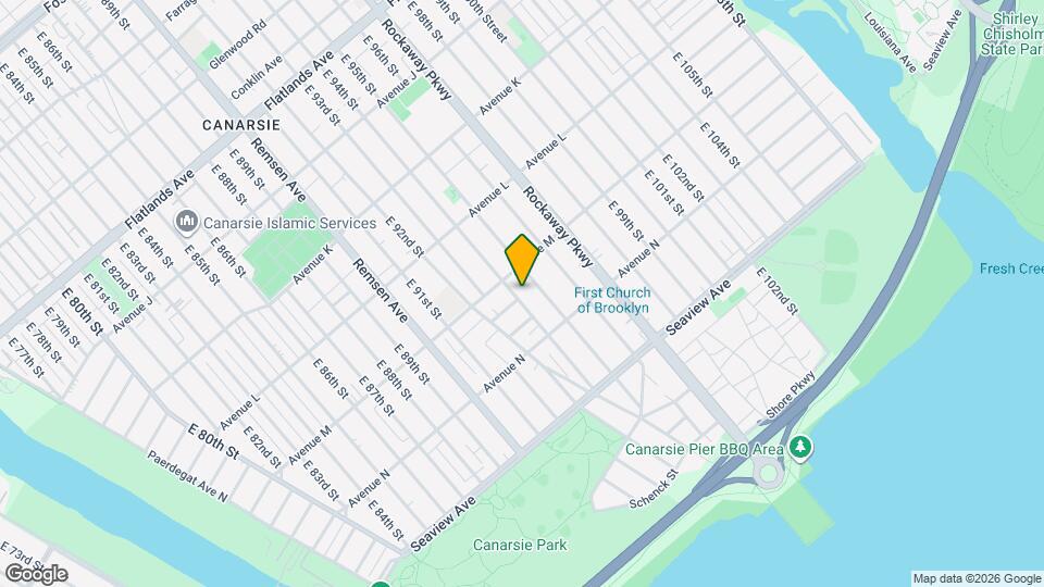 1521 E 94th St, Unit Unit 1 Map and Location Details