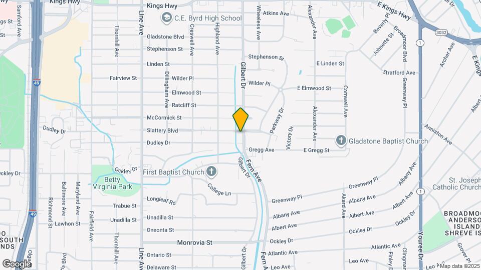 3806 Gilbert Dr Map and Location Details