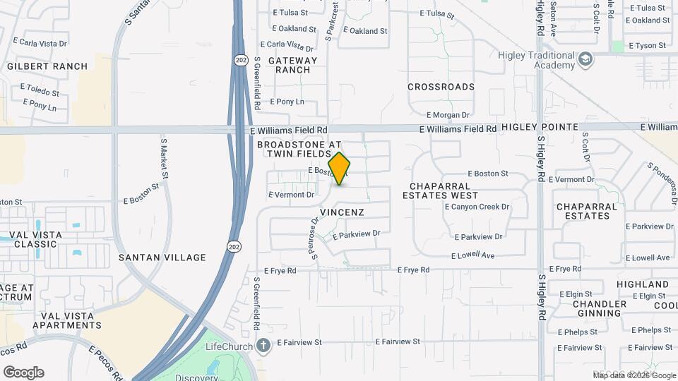 2635 E Vermont Ct Map and Location Details