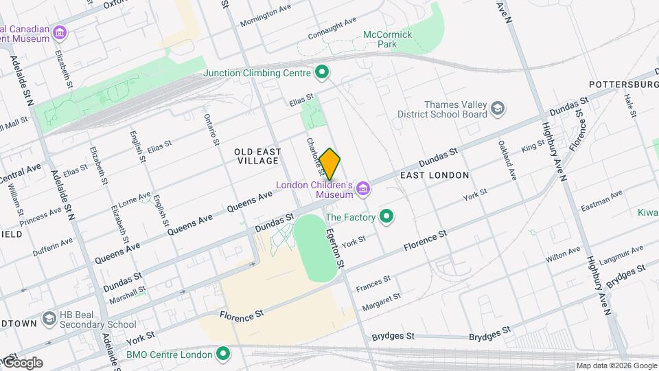 432 Charlotte St Map and Location Details