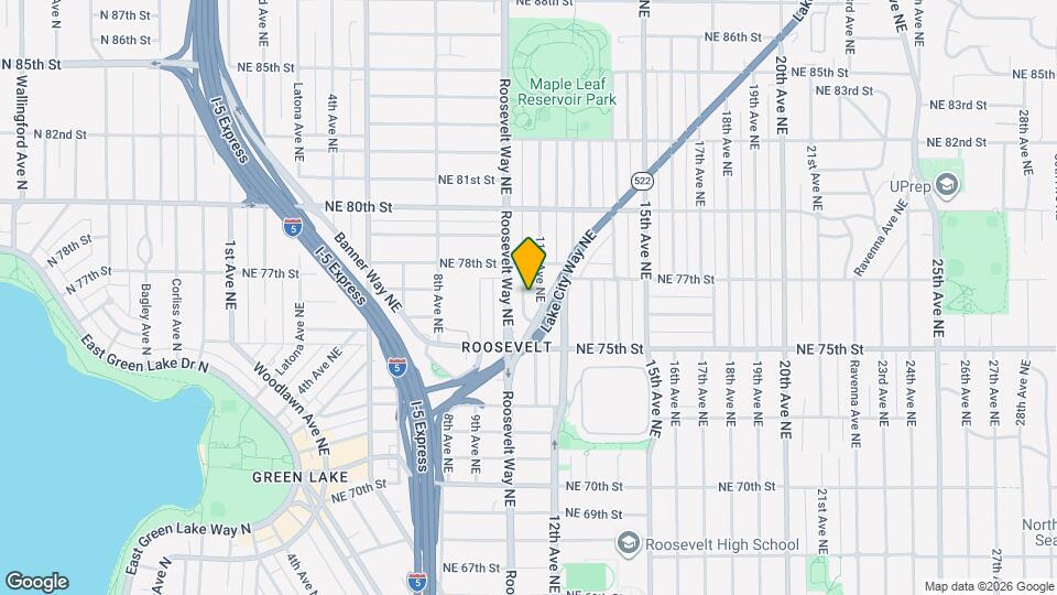 7543 11th Ave NE #B Map and Location Details