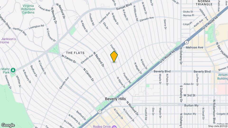 608 N Alpine Dr Map and Location Details