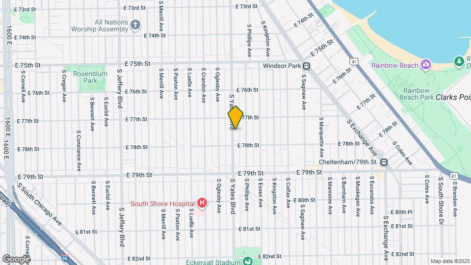 7731 S Yates Blvd, Unit 3 Mapa y Detalles de la Ubicación
