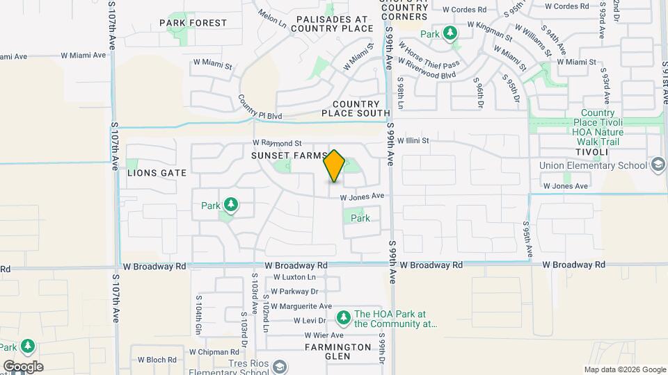 3911 S 100th Glen Map and Location Details